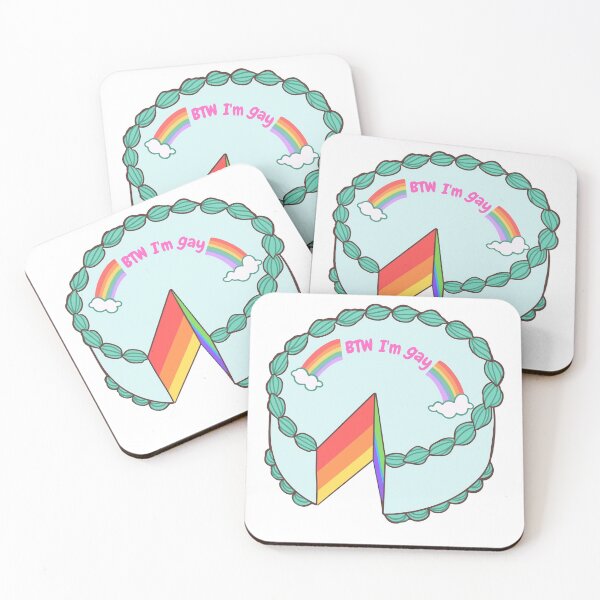 Item preview, BTW I'm Gay Cake designed and sold by CharLottie.