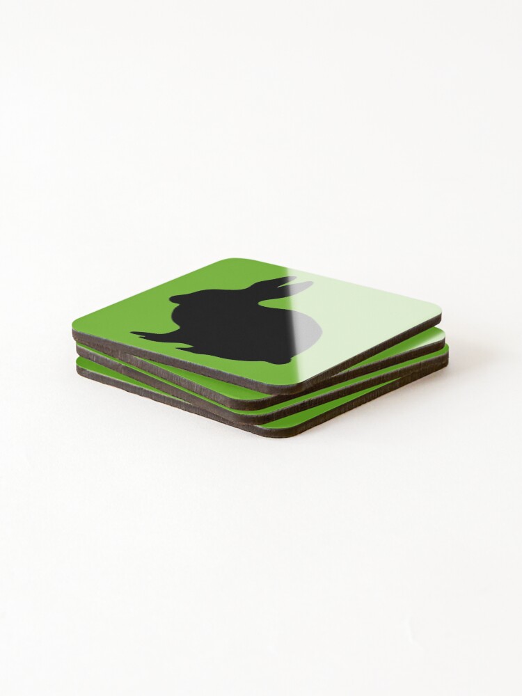 Thumbnail 4 of 5, Coasters (Set of 4), Silly Rabbit designed and sold by boojun.