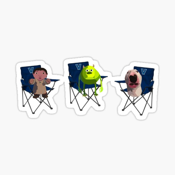 Nova tragbaren Stuhl Trio Sticker