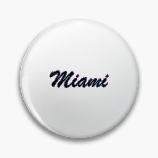 Item preview, Baseball Fan of Miami Black Blue and Red on White designed and sold by gkillerb.