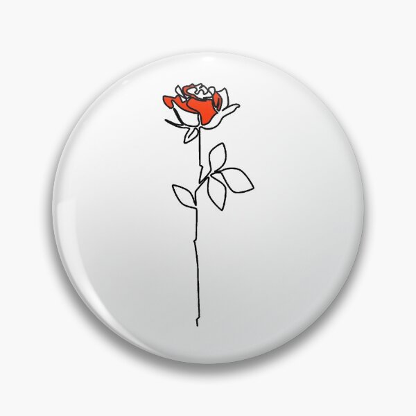 Item preview, Minimalist Rose Flower spreading love designed and sold by Palash Jain.