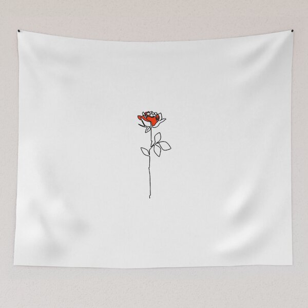 Item preview, Minimalist Rose Flower spreading love designed and sold by Palash Jain.