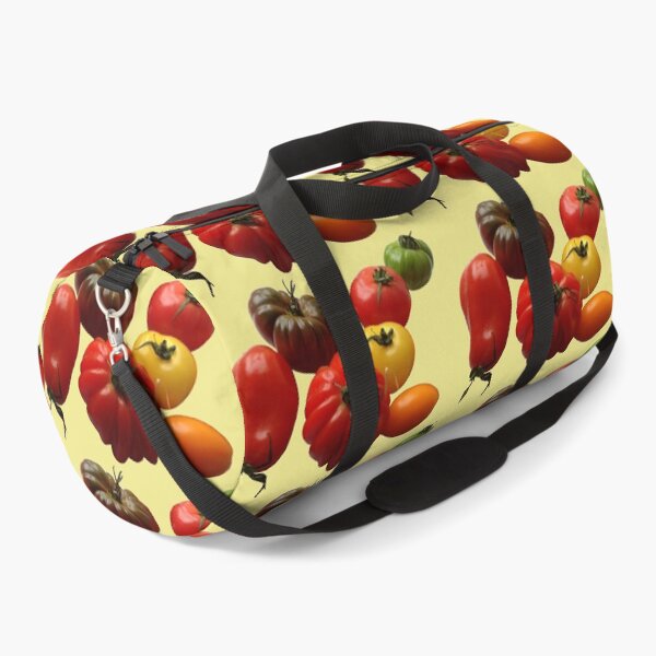 Item preview, Seven varieties of tomatoes on iris yellow background designed and sold by AHELENE.