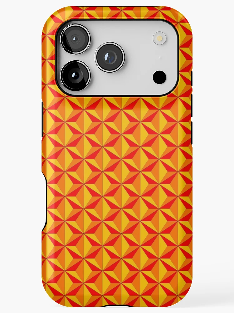 Thumbnail 1 of 4, iPhone Case, Orange pattern designed and sold by powerpointer.