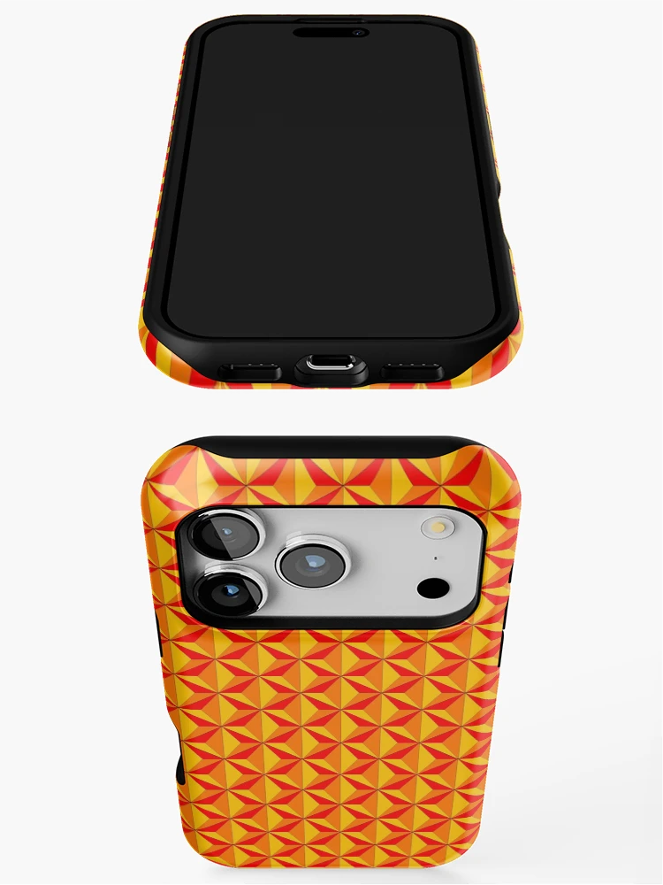 Thumbnail 3 of 4, iPhone Case, Orange pattern designed and sold by powerpointer.