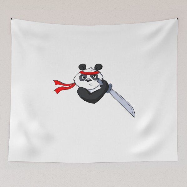 Item preview, Ninja Panda T-Shirt Martial Arts for Warrior Ninjas designed and sold by BandOfThePand.