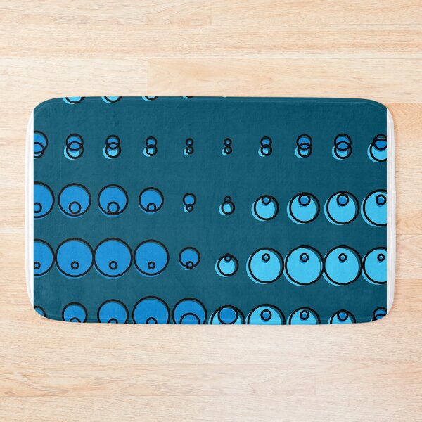 Item preview, Abstract blue water bubbles designed and sold by UDDesign.