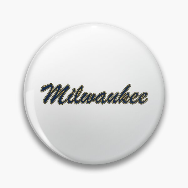 Item preview, Baseball Fan of Milwaukee Blue and Yellow on White (alt) designed and sold by gkillerb.