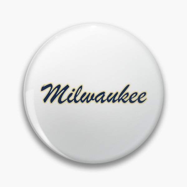 Item preview, Baseball Fan of Milwaukee Blue and Yellow on White designed and sold by gkillerb.