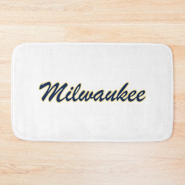 Item preview, Baseball Fan of Milwaukee Blue and Yellow on White designed and sold by gkillerb.