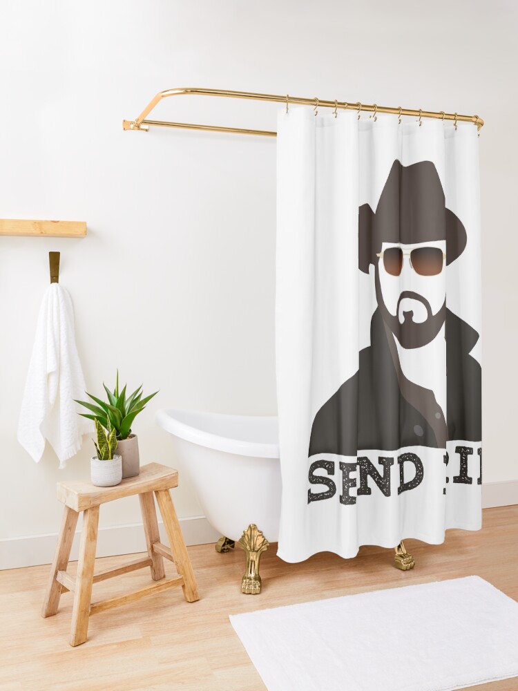 Alternate view of Send Rip 2 Shower Curtain