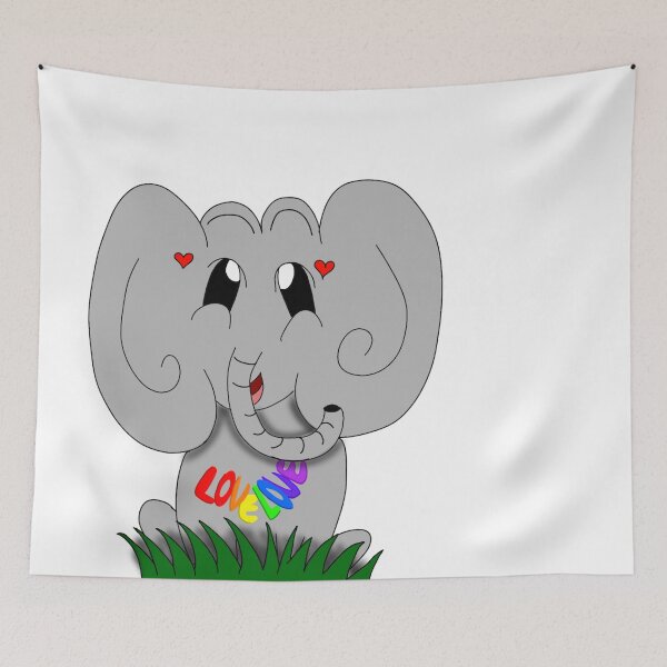 Item preview, Cartoon Elephant designed and sold by green513.