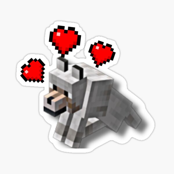 Minecraft Wolf Geschenke Merchandise Redbubble