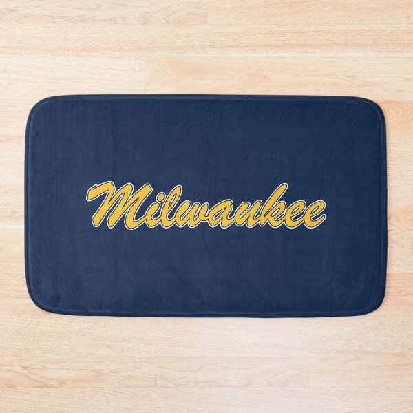 Item preview, Baseball Fan of Milwaukee Yellow and White on Blue designed and sold by gkillerb.