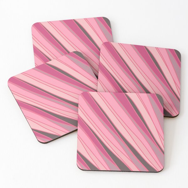 Item preview, Pink Striped Retro Abstract Pattern designed and sold by Mod Bloom.