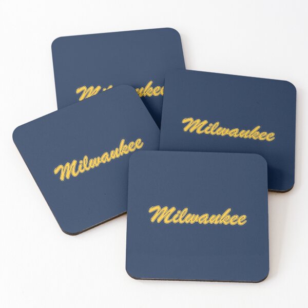 Item preview, Baseball Fan of Milwaukee Yellow on Blue designed and sold by gkillerb.