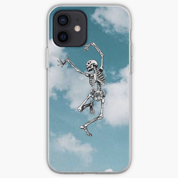 skull dancing , sky iPhone Soft Case