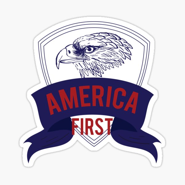 Item preview, america first bald eagle american independence day memorial day gift designed and sold by ioema.