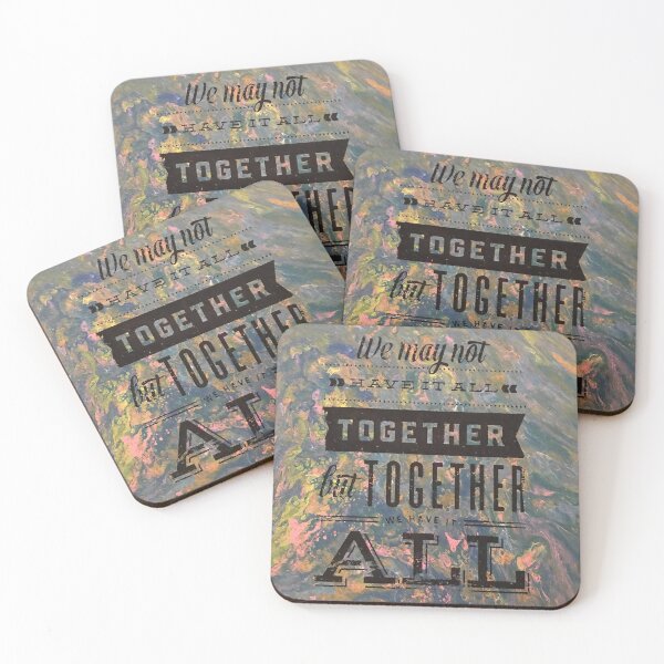 Together is best Coasters (Set of 4)