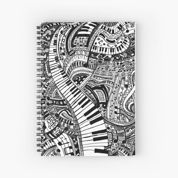 Item preview, Classical music doodle with piano keyboard designed and sold by UDDesign.