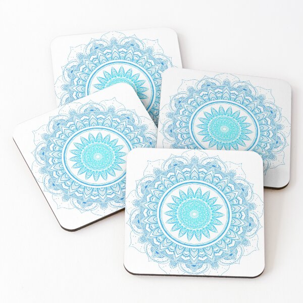 Item preview, Mandala pattern blue designed and sold by sahara85.