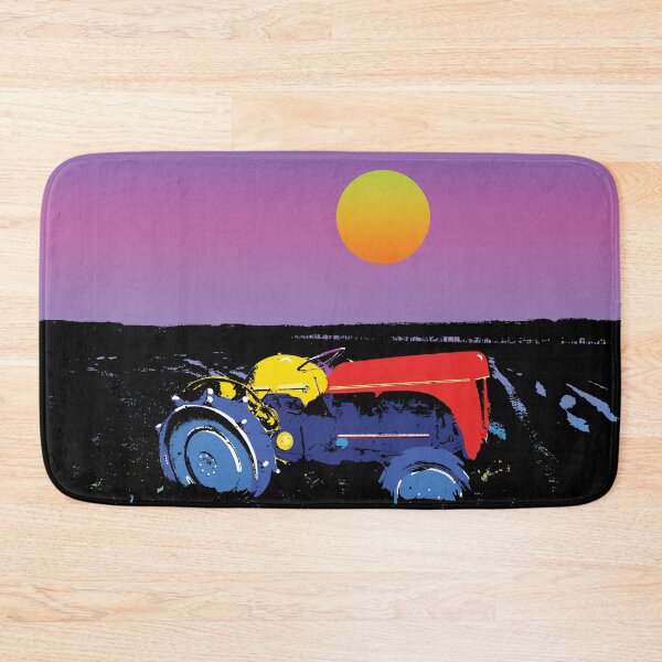 Item preview, Vintage Tractor Sunset - Purple Dusk designed and sold by QuarterMoon.