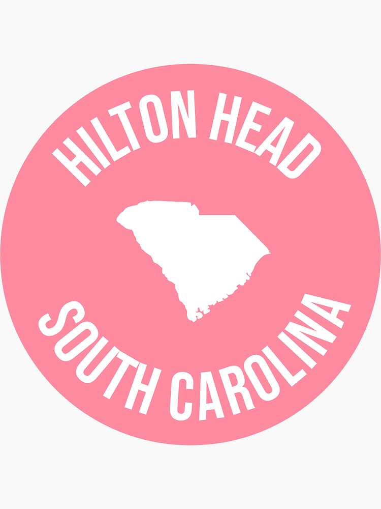 "Hilton Head, SC" Sticker for Sale by waves4 Redbubble