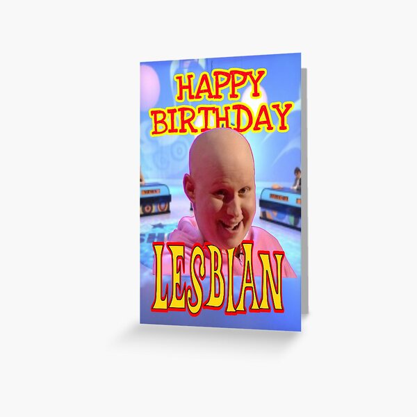 Happy Birthday Lesbian Greeting Card