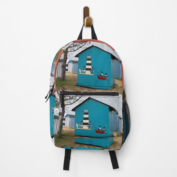 Item preview, painted wooden beach huts designed and sold by AHELENE.