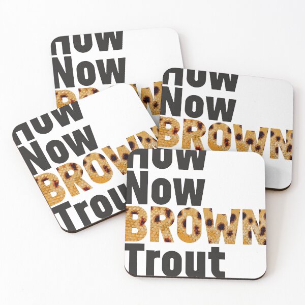 Item preview, How Now Brown Trout designed and sold by ForgeGraphics.