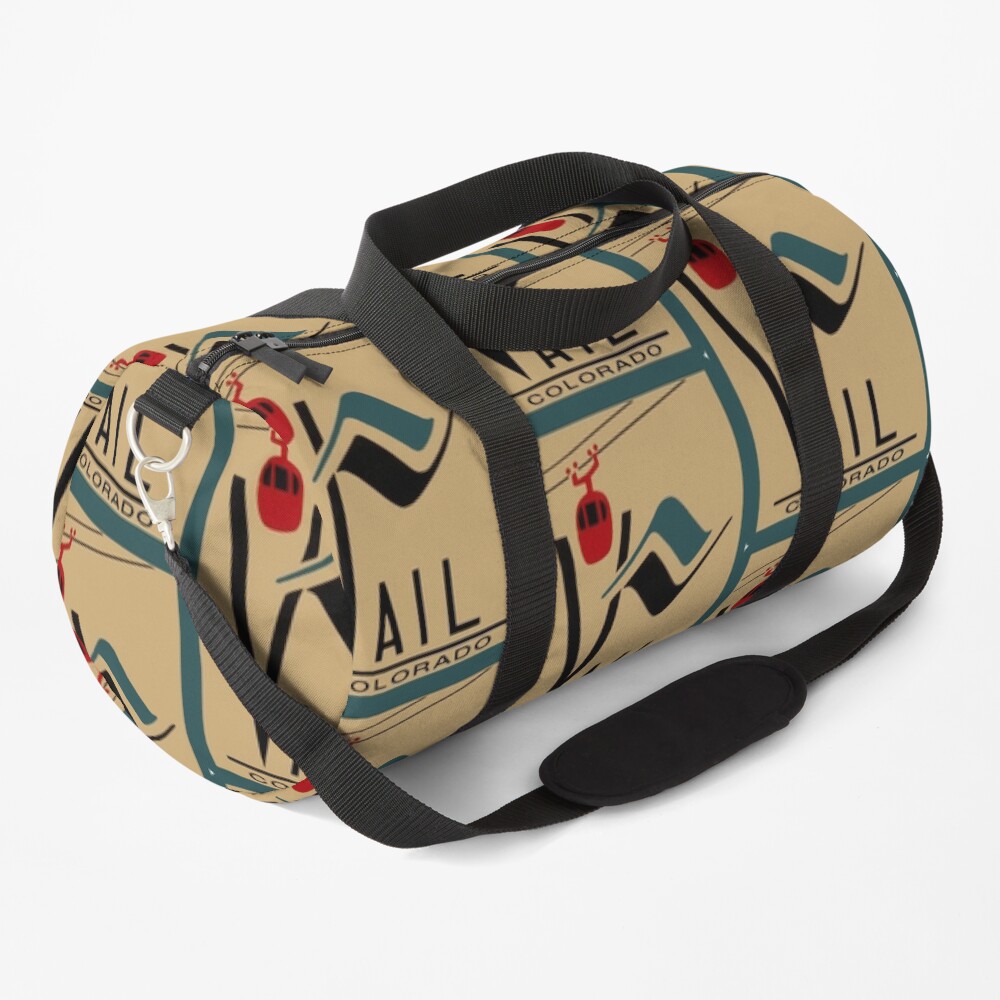 Vail Colorado Vintage Travel Decal Duffle Bag