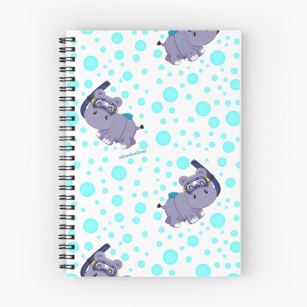 Item preview, Scuba Hippos designed and sold by Alawstrations.