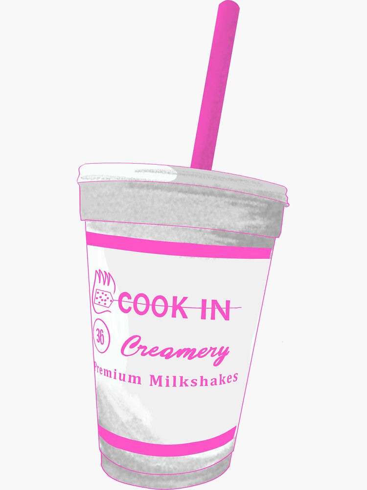 cookout-milkshake-sticker-for-sale-by-rainoccia-redbubble