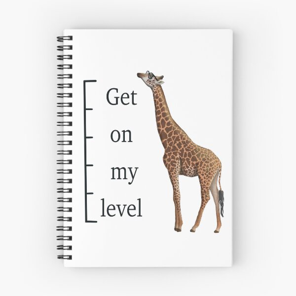 Item preview, Get On My Level Giraffe designed and sold by troyanthonyart.