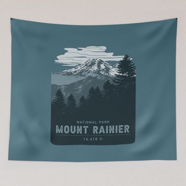 Item preview, Mount Rainier National Park Mountain designed and sold by Maria Garcia.