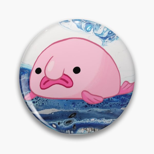 Item preview, Abstract wave and a blobfish designed and sold by Awesomefamily.