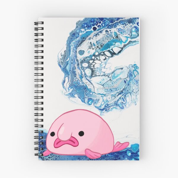 Item preview, Abstract wave and a blobfish designed and sold by Awesomefamily.