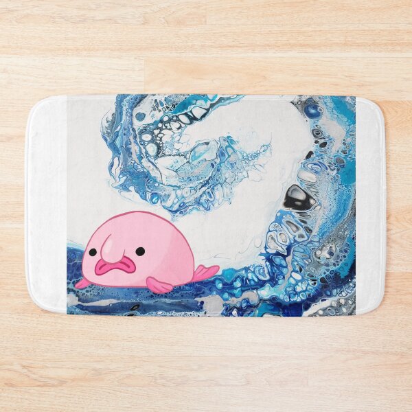 Item preview, Abstract wave and a blobfish designed and sold by Awesomefamily.