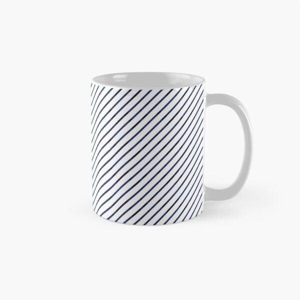 Item preview, Navy Blue shades and White Striped designed and sold by ArtHanbal.