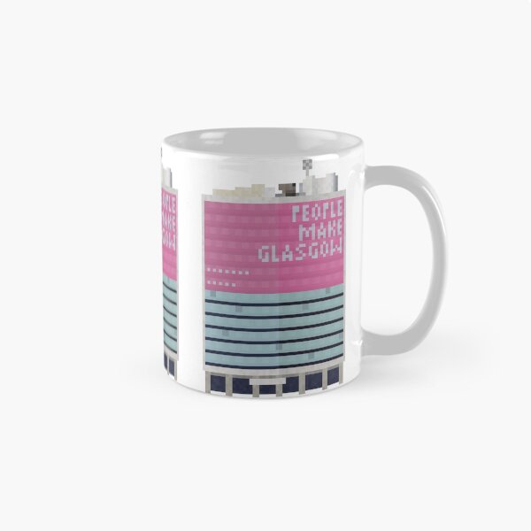 Item preview, La gente construye la torre Pixel de Glasgow designed and sold by TheRandomFactor.