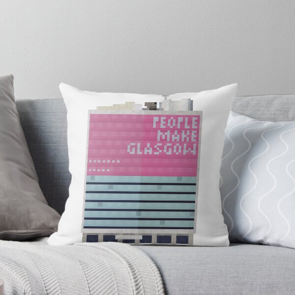 Item preview, La gente construye la torre Pixel de Glasgow designed and sold by TheRandomFactor.