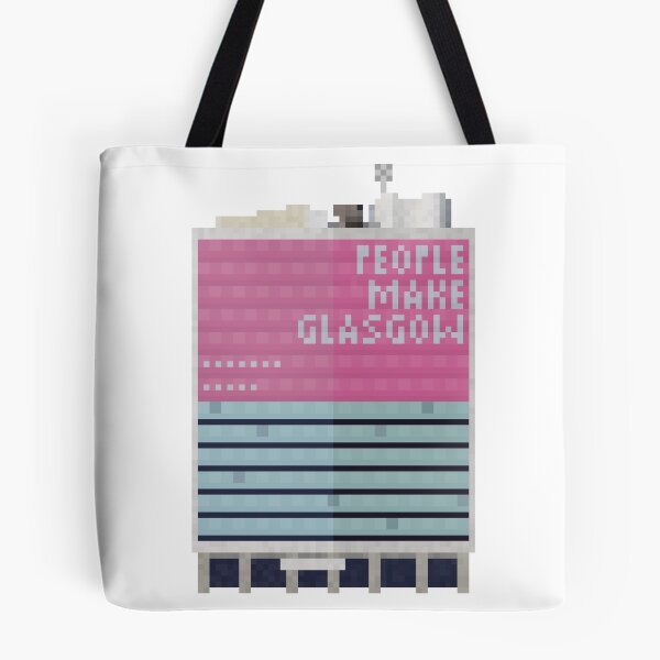 Item preview, People Make Glasgow Pixel Tower designed and sold by TheRandomFactor.