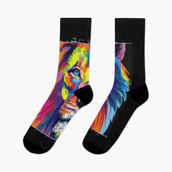 Item preview, Colorful Lion Art designed and sold by Jonah Russell.