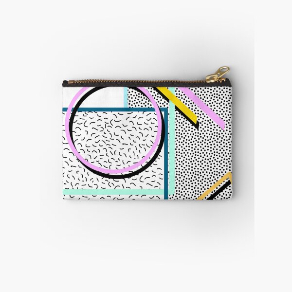 Item preview, Abstract retro colorful orange, blue and pink 80s memphis style geometrical objects designed and sold by UDDesign.