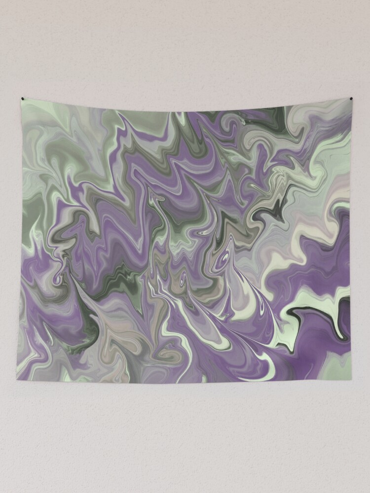 Grey and 2025 purple tapestry