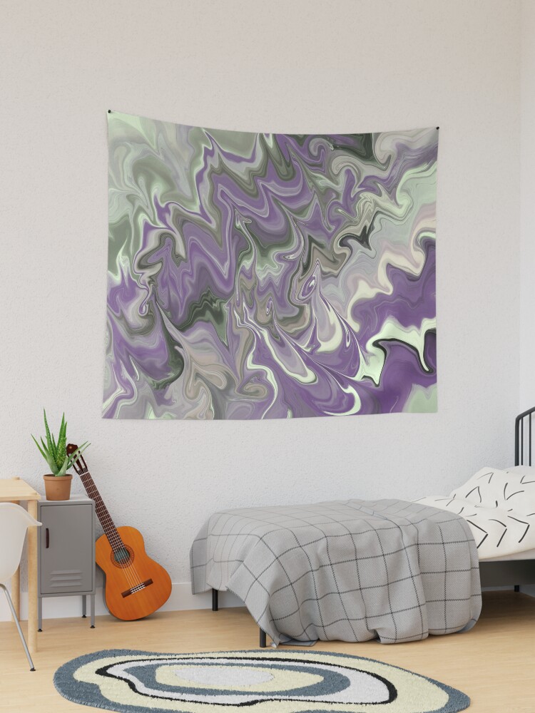 Purple and gray discount tapestry