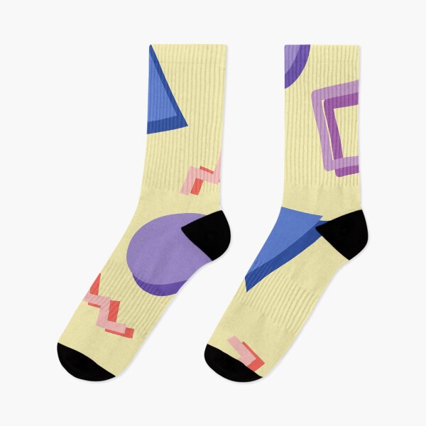 Item preview, Abstract blue and pink 80s memphis style pattern designed and sold by UDDesign.