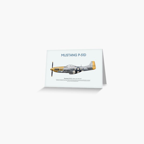 Item preview, P51 Mustang 'Heaven sent - Hell bent' designed and sold by Spyinthesky.