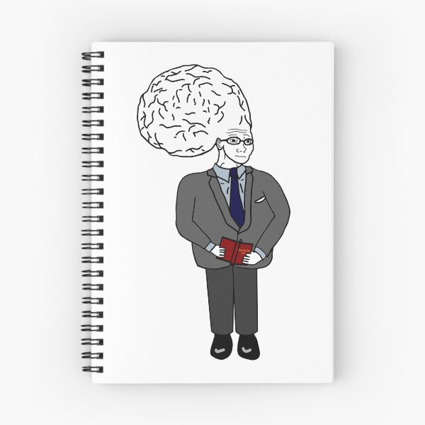 Item preview, big brain wojak designed and sold by moonman1232141.