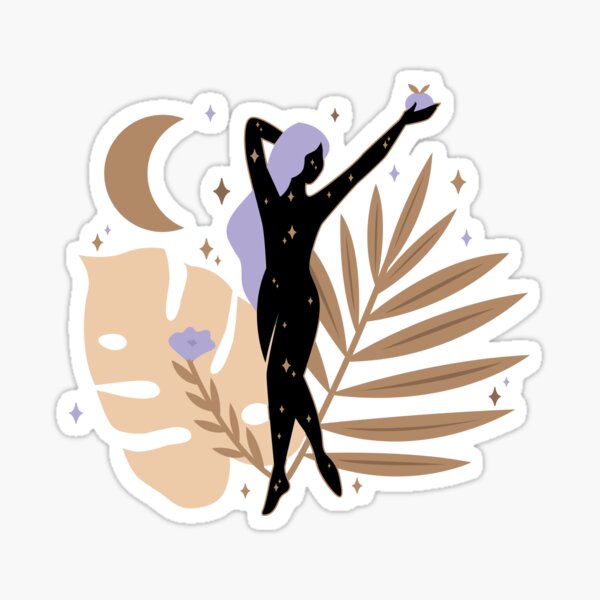 Artikel-Vorschau von Vertrauen in das Universum Muster Lila & Gold Sterne & Mond mit schwarzem Hintergrund, designt und verkauft von AlwaysGrowing.